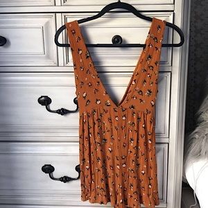 burgundy low cut romper